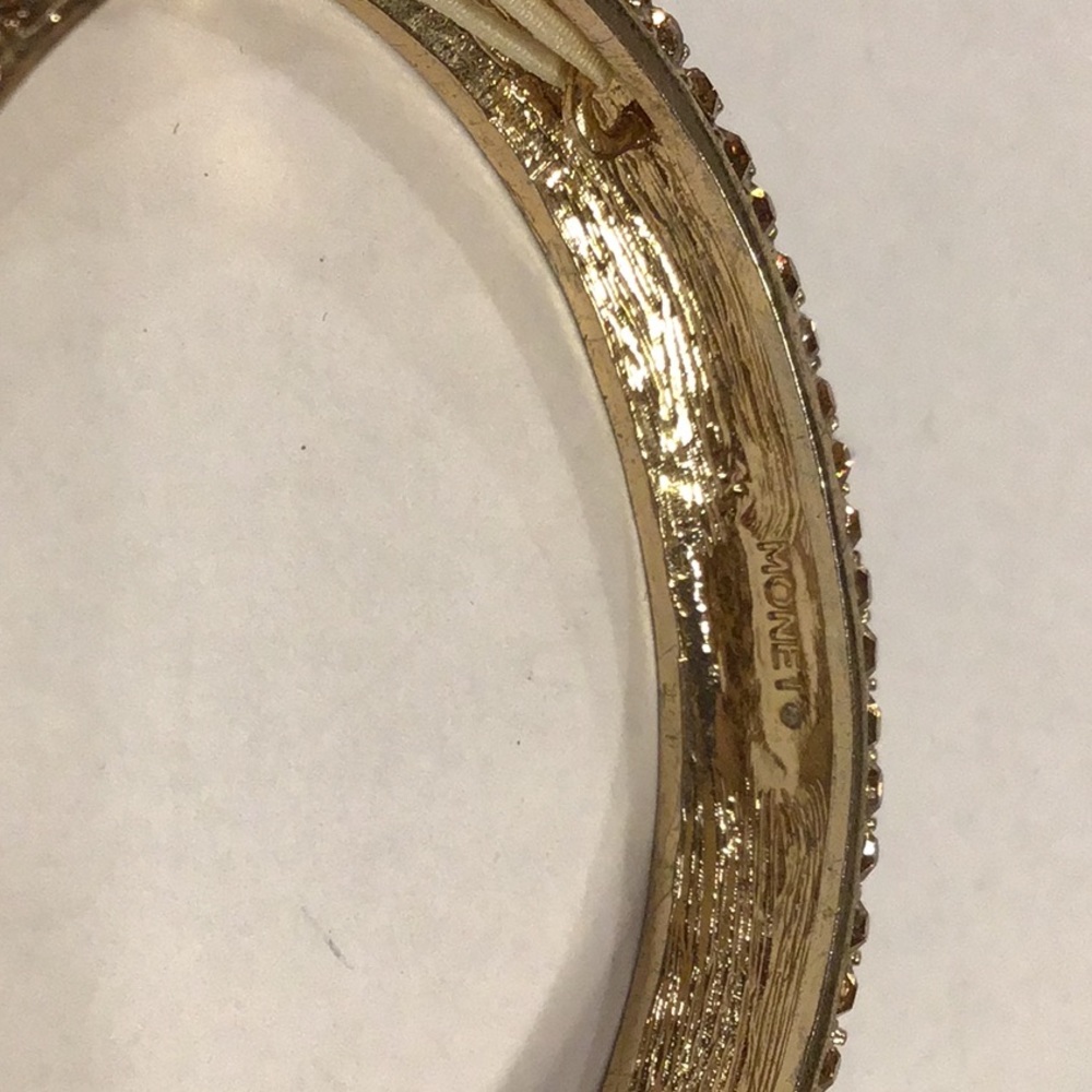 Monet Rhinestone Bangle Bracelet - image 4